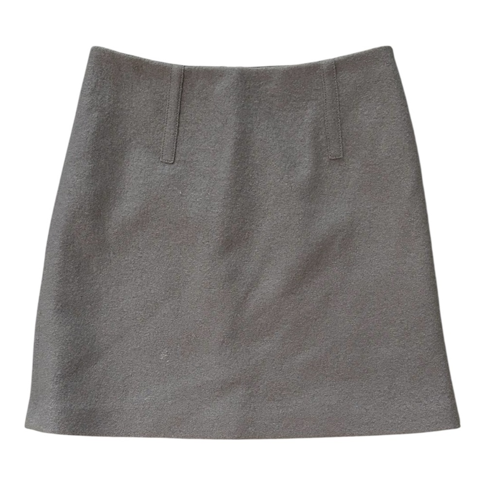 Paule Ka Pinkish/Gray Women's whool Skirt